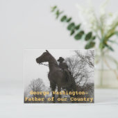 Statue of George Washington Morristown New Jersey Briefkaart (Staand voorkant)