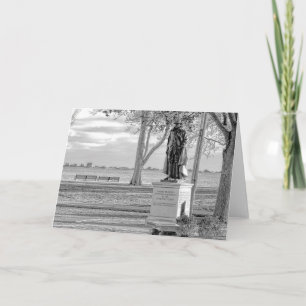 Statue of Gov. William Bradford Kaart