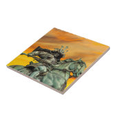 Statue of Kusunoki Masashige, Japan Tegeltje (Zijkant)