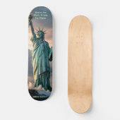Statue of Liberty 1776–2026 Freedom Skate Art Persoonlijk Skateboard (Voorkant)