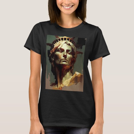 Statue Of Liberty  Artistic Rendering  Lady Libert T-shirt (Voorkant)