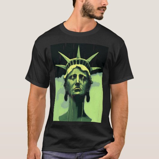 Statue Of Liberty  Artistic Rendering  Lady Libert T-shirt (Voorkant)