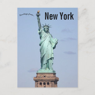 Statue of Liberty Blue Sky New York, Verenigde Sta Briefkaart