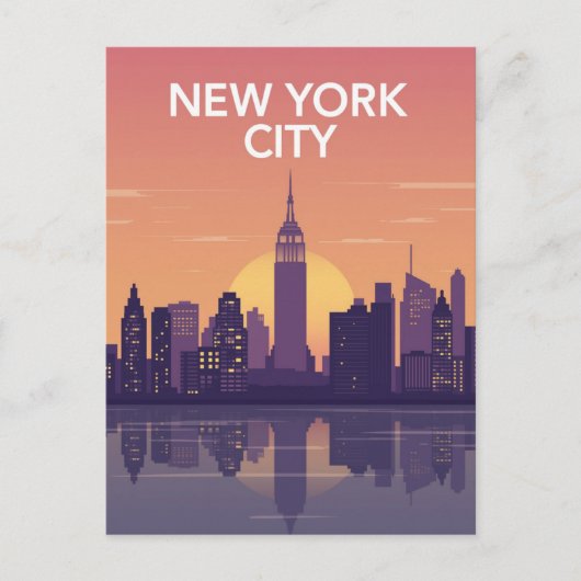 Statue of Liberty Bold Graphic Est 1886 Briefkaart (Voorkant)