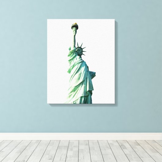Statue of liberty canvas afdruk (Insitu (Houten vloer))