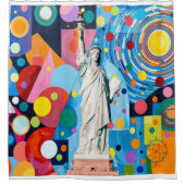 Statue of Liberty Douchegordijn (Voorkant)