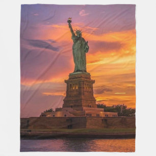 Statue Of Liberty Fleece Deken