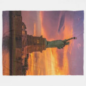Statue Of Liberty Fleece Deken (Voorkant (Horizontaal))