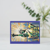Statue of Liberty Greeting Briefkaart (Staand voorkant)