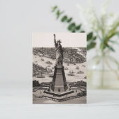 Statue Of Liberty In New York Harbor Briefkaart (Staand voorkant)