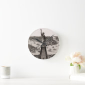 Statue Of Liberty In New York Harbor Ronde Klok (Huis)