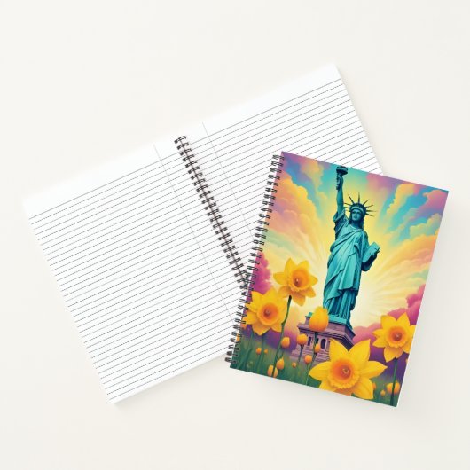 Statue of Liberty in Spring Notitieboek (Binnen)
