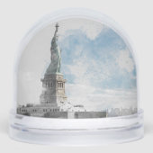 Statue of Liberty New York City – Manhattan Sneeuwbol (Voorkant)