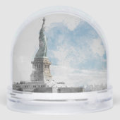 Statue of Liberty New York City – Manhattan Sneeuwbol (Achterkant)