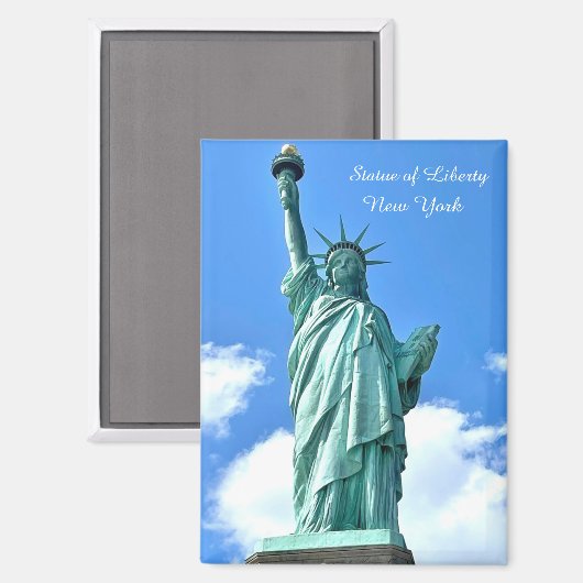 Statue of Liberty New York Magnet  (Voorkant / Achterkant)