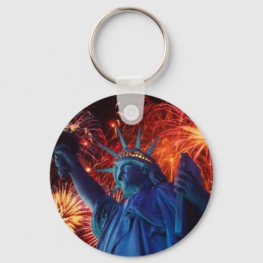Statue_Of_Liberty_ NewYork _Harbor. Sleutelhanger (Voorkant)