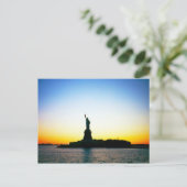 "Statue of Liberty" postcard Briefkaart (Staand voorkant)