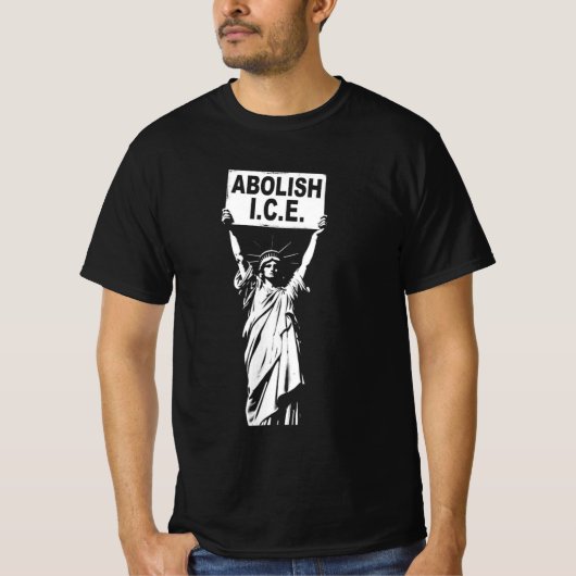 Statue of Liberty Protest – Afschaffen ICE T-shirt (Voorkant)