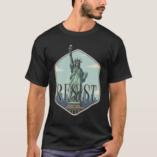 Statue of Liberty Resist T-shirt (Voorkant)