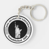statue of liberty sleutelhanger (Achterkant)