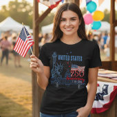 Statue of Liberty US 250 Years Anniversary  Tri-Blend Shirt
