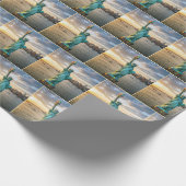 Statue of Liberty with a Dripping Ice Cream Cone Cadeaupapier (Hoek)