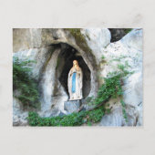 Statue of Our Lady of Lourdes, Lourdes, Frankrijk Briefkaart (Voorkant)