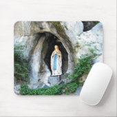 Statue of Our Lady of Lourdes, Lourdes, Frankrijk Muismat (Met muis)