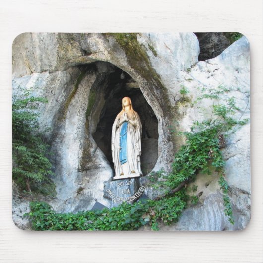 Statue of Our Lady of Lourdes, Lourdes, Frankrijk Muismat (Voorkant)