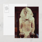 Statue of Queen Makare Hatshepsut Briefkaart (Voorkant / Achterkant)