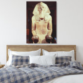 Statue of Queen Makare Hatshepsut Canvas Afdruk (Insitu (Slaapkamer))
