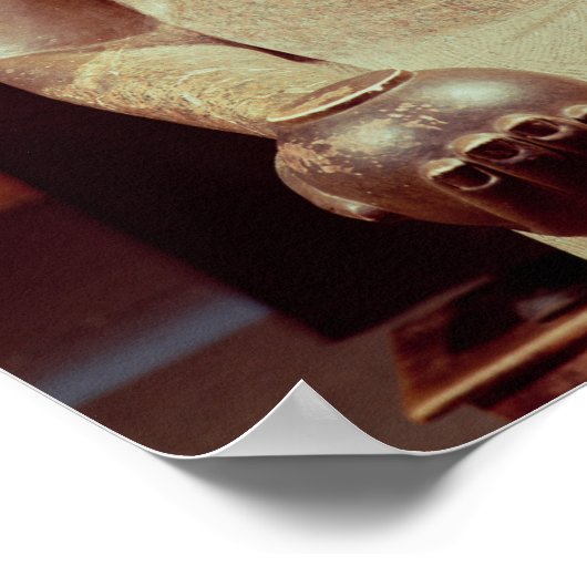 Statue of Queen Makare Hatshepsut Poster (Hoek)