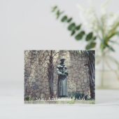 Statue of Saint Anthony of Padua Riverwalk Briefkaart (Staand voorkant)