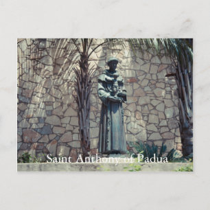 Statue of Saint Anthony of Padua Riverwalk Briefkaart