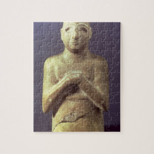 Statue of the God Utu, Mesopotamian, c.2400 BC (li Legpuzzel
