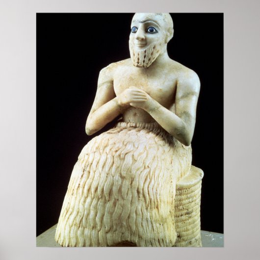 Statue of the official Ebih-Il, from the Temple of Poster (Voorkant)