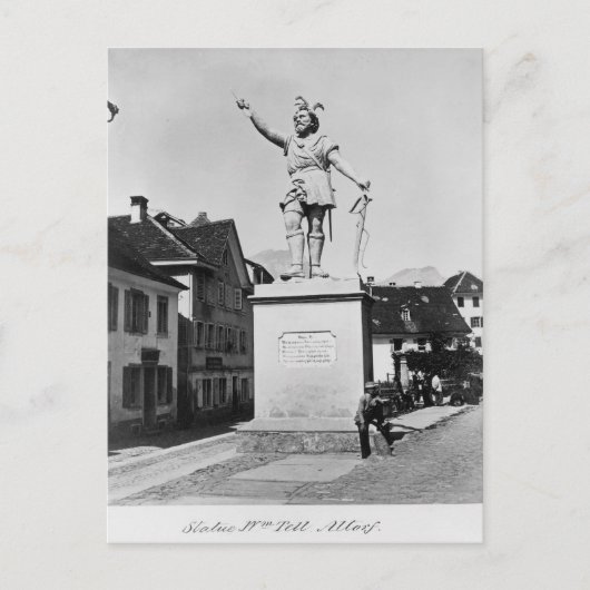 Statue of William Tell, c.1860-90 Briefkaart (Voorkant)