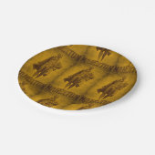 Statuesque Alexander Hamilton Design Papieren Bordje (Gekanteld)