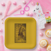 Statuesque Alexander Hamilton Papieren Bordje (Feest)