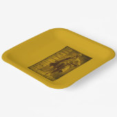 Statuesque Alexander Hamilton Papieren Bordje (Gebogen)