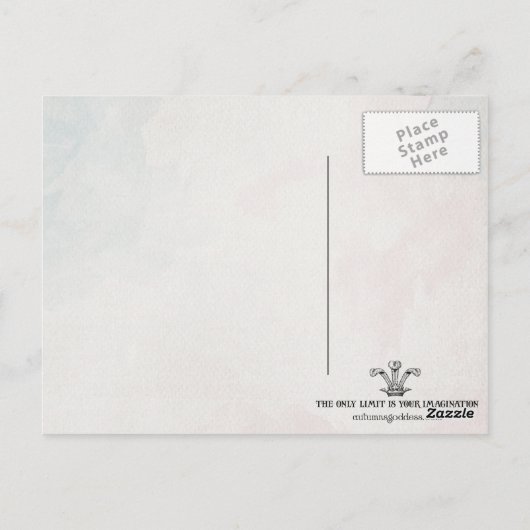 Statuesque Briefkaart (Achterkant)