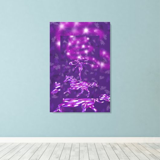 Statuesque Canvas afdrukken (Insitu (Houten vloer))