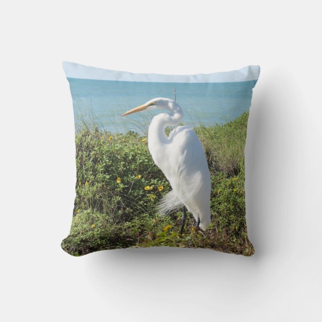Statuesque Heron Kussen (Voorkant)