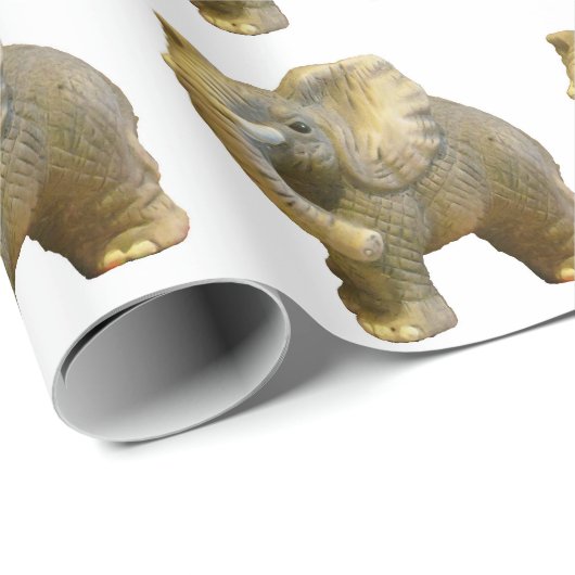 Statuette African Bull Elephant Cadeaupapier (Rol Hoek)