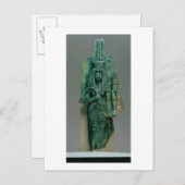 Statuette of Queen Tiye, echtgenote van Amenophis  Briefkaart (Voorkant / Achterkant)
