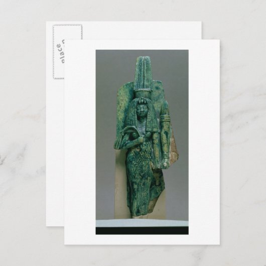 Statuette of Queen Tiye, echtgenote van Amenophis  Briefkaart (Voorkant / Achterkant)