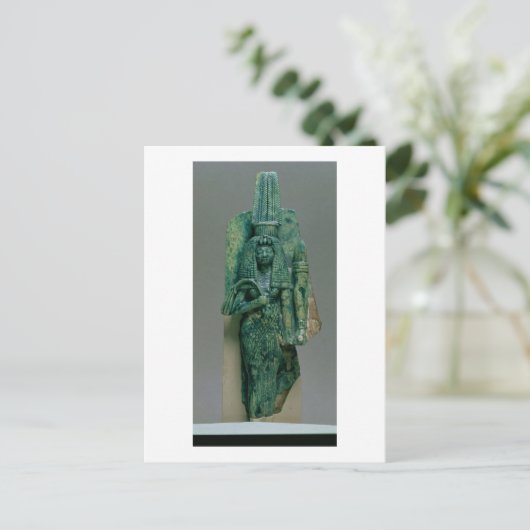 Statuette of Queen Tiye, echtgenote van Amenophis  Briefkaart (Staand voorkant)