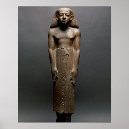 Statuette van Amenemhatankh, werknemer bij Crocodi Poster (Voorkant)