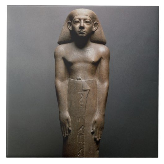Statuette van Amenemhatankh, werknemer bij Crocodi Tegeltje (Voorkant)