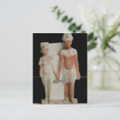 Statuette van Amenophis IV en Nefertiti Briefkaart (Staand voorkant)